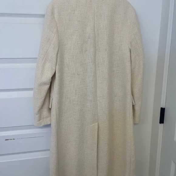 Zara Cream Women's Coat (NWOT) - Picture 3 of 4